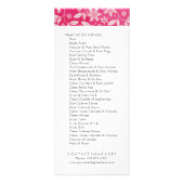 reinigingsservice Menu Rack Kaart (Achterkant)