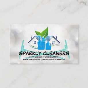 Reinigingsservice   Sparkly House   Schoonmaakmidd Visitekaartje