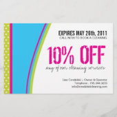 Reinigingsservicelager Flyer (Achterkant)