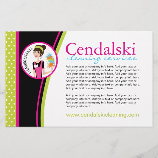 Reinigingsservicelager Flyer (Voorkant)