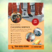 Reinigingsservices Ramensticker Raamsticker (Vel 3)