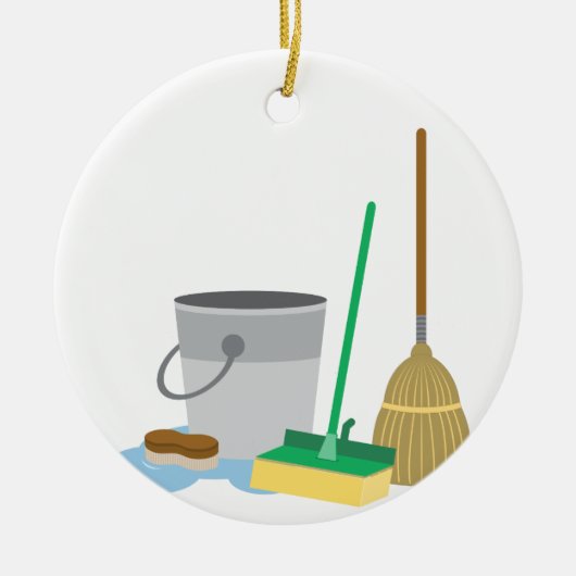 Reinigingstoestellen Keramisch Ornament (Voorkant)