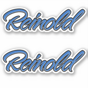 Reinold Blue Autocollants Sticker Stickerset