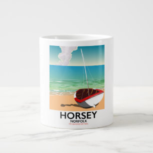 Reiposter van Horsey Norfolk Beach Extra Grote Beker