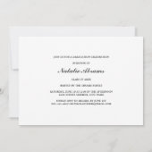 Reis | Aangepaste uitnodiging voor kleurencursusse (Achterkant)