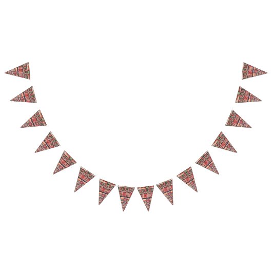 Reis Aboriginal Art Bunting Vlaggetjes (Alle)