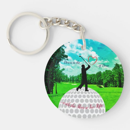 Reis Alabama Golfers Sleutelhanger (Voorkant)