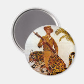 Reis? Avontuur? Doe mee met de mariniers. Magneet (Voorkant / Achterkant)