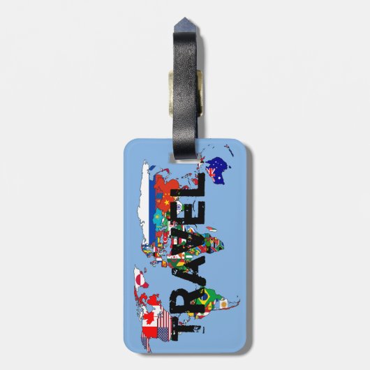 Reis Bagagelabel (Achterkant verticaal)