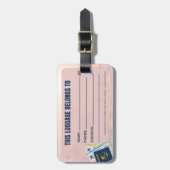 Reis Bagagelabels (Voorkant verticaal)