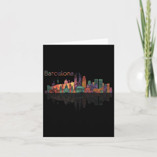 Reis Barcelona Spanje Europa Spaanse Familie Vacat Kaart