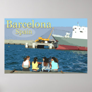 Reis Barcelona, Spanje Poster
