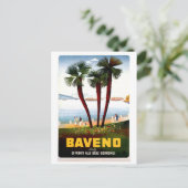 reis Baveno Italiaans adverteren Briefkaart (Staand voorkant)