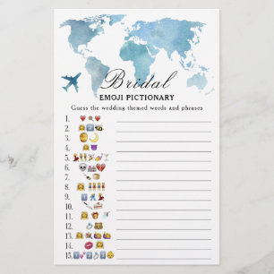 Reis Bruidsfeest Emoji Pictionary spel