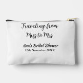 Reis bruidsfeest voeg naam datum toe van mevrouw etui (Achterkant)