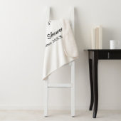 Reis bruidsfeest voeg naam datum toe van Miss tot  Sherpa Deken (In situ)