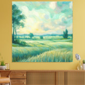 Reis Canvas Afdruk (Insitu (Woonkamer))