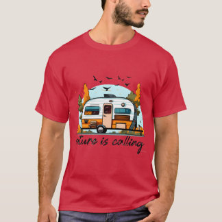 Reis caravan Gelukkige Camper Camping Camping T-sh T-shirt