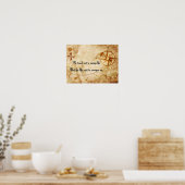 Reis citaat poster (Keuken)