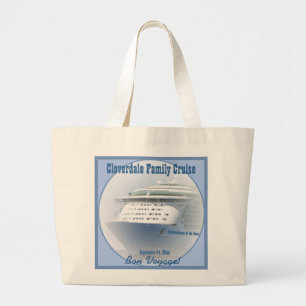  reis cruiseschepen grote tote bag