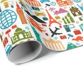 Reis de wereld cadeaupapier (Rol Hoek)