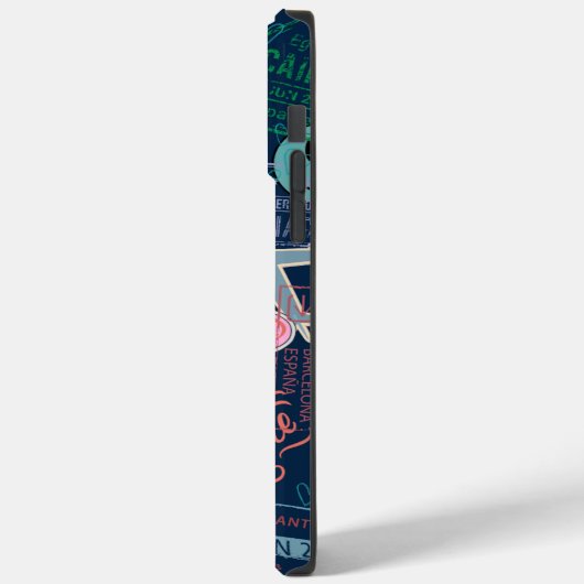 Reis de wereld Case-Mate iPhone case (Achterkant / Links)