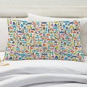 Reis de wereld kussensloop