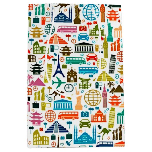 Reis de wereld medium cadeauzakje (Voorkant)