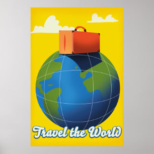 Reis de Wereld Rond Poster