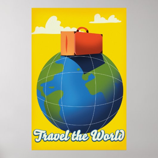 Reis de Wereld Rond Poster (Voorkant)
