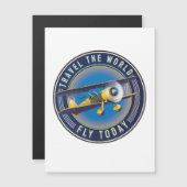 Reis de Wereld Vlieg Vandaag reis patch (Voorkant / Achterkant)