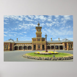 Reis door de tijd op Albury Station Poster