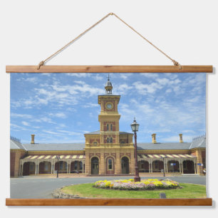 Reis door de Tijd op het Station van Albury Hangend Wandkleed