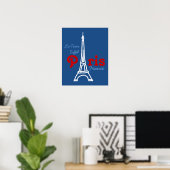 Reis Eiffel Tower Paris Poster (Thuiskantoor)