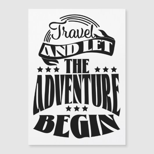 Reis en laat het avontuur beginnen (Voorkant)