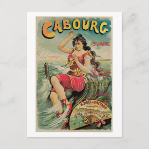 Reis en reis van  Cabourg (Calvados, Normandië) Briefkaart