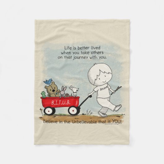 Reis Fleece Deken (Voorkant)