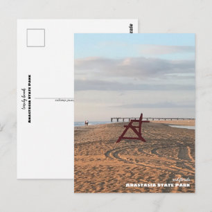 Reis   Florida - Nationaal Park Anastasia Beach Briefkaart
