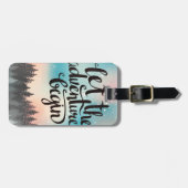 Reis Forest Trees Adventure begint Bagagelabel (Voorkant horizontaal)