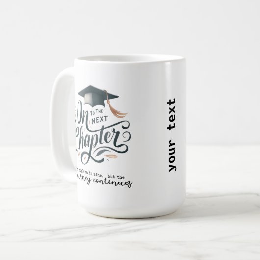 Reis gaat verder koffiemok (Voorkant links)