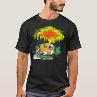 Reis Gelukkige Camper RV Avontuur T-shirt