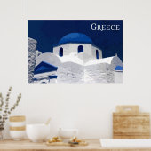 Reis Griekenland Poster (Keuken)