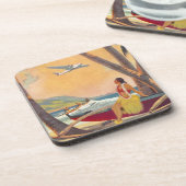  reis Hawaii Bier Onderzetter (Linkerzijde)