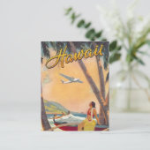  reis Hawaii Briefkaart (Staand voorkant)