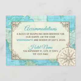 Reis Huwelijksaccommodatiekaart Kaart