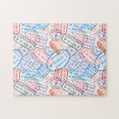Reis icoon legpuzzel (Horizontaal)