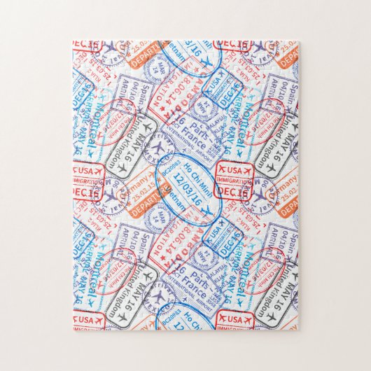 Reis icoon legpuzzel (Verticaal)