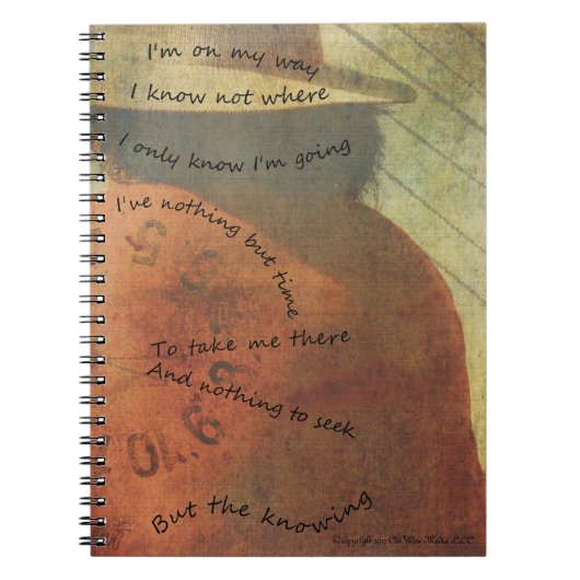 Reis - "Ik ben onderweg" Notitieboek (Voorkant)