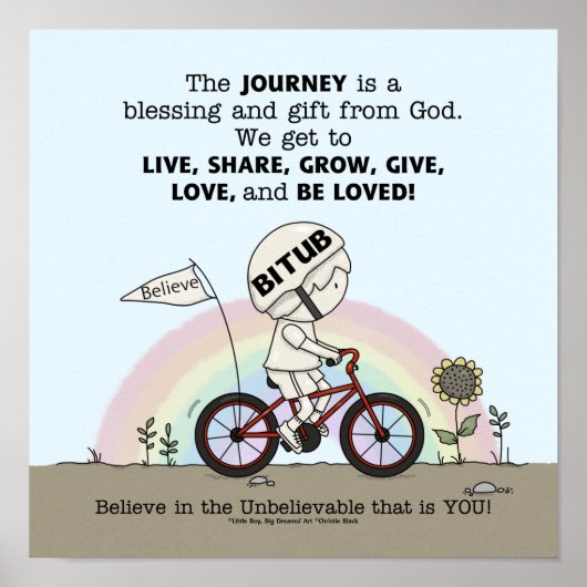 Reis is een cadeau poster (Voorkant)