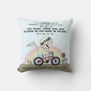 Reis is een Geschenk Kussen